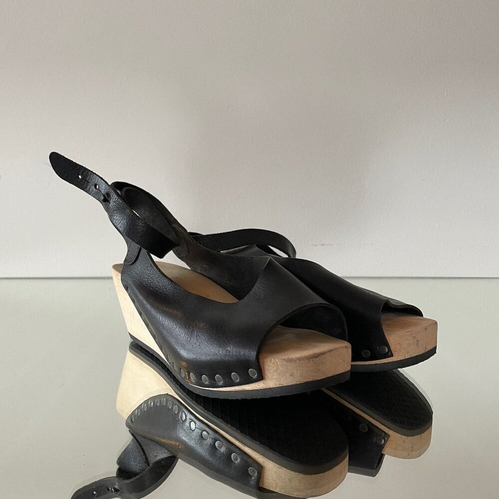 Trippen Wooden Clogs Orinoco
